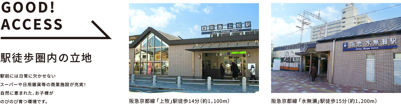 駅徒歩圏内の立地