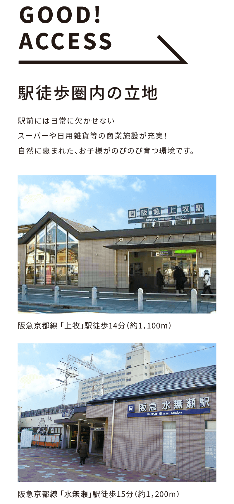 駅徒歩圏内の立地